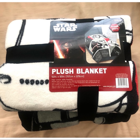 New! Star Wars Kylo Ren Plush Blanket